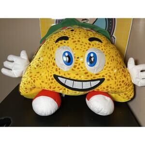 Classic Toy Co Giant Taco Bean Plush Stuffed Plush Eyes Arms Legs 27”x18”